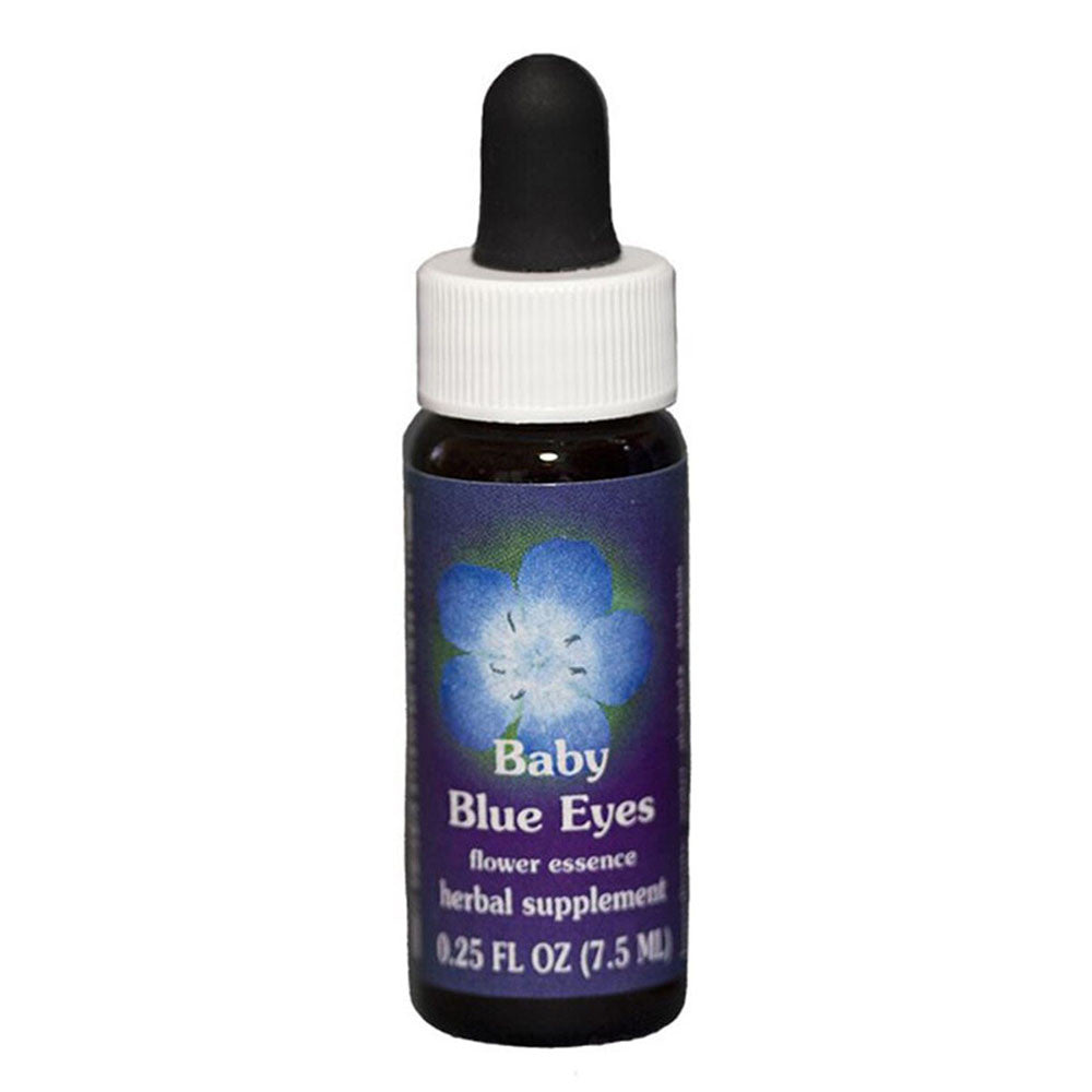 Flower Essence Baby Blue Eyes Herbal Supplement Dropper, 0.25 Oz